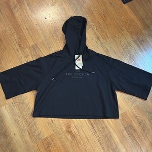 1908 Lee Cooper London Crop Hoodie Womens Sz M